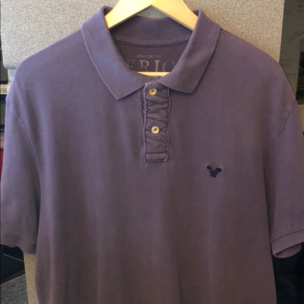 American Eagle polo shirt.